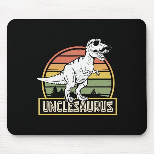 Unclesaurus T Rex Dinosaur Onkel Saurus Matching F Mousepad (Vorne)
