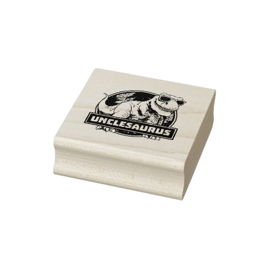 Unclesaurus T rex Uncle Saurus Dinosaurier Gummistempel (Stempel)