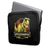 Unclesaurus T rex Uncle Saurus Dinosaurier Laptopschutzhülle (Vorderseite Links)