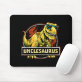 Unclesaurus T rex Uncle Saurus Dinosaurier Mousepad (Mit Mouse)