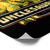 Unclesaurus T rex Uncle Saurus Dinosaurier Poster (Ecke)