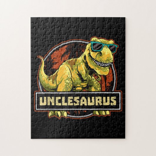 Unclesaurus T rex Uncle Saurus Dinosaurier Puzzle (Vertikal)