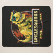 Unclesaurus T rex Uncle Saurus Dinosaurier Sherpadecke (Vorderseite (Horizontal))