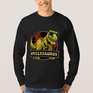 Unclesaurus T rex Uncle Saurus Dinosaurier T-Shirt