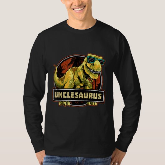 Unclesaurus T rex Uncle Saurus Dinosaurier T-Shirt (Vorderseite)