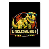 Unclesaurus T rex Uncle Saurus Dinosaurier Tischnummer (Vorderseite)