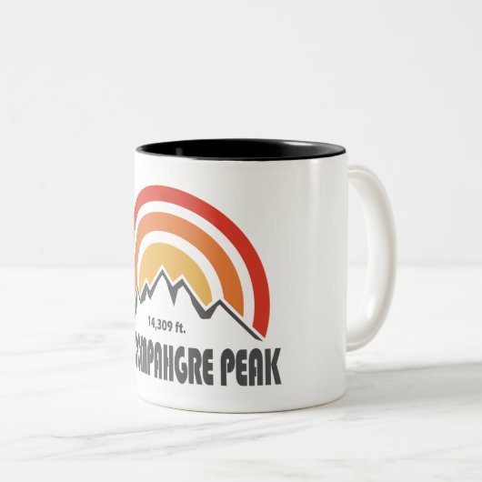 Uncompahgre Peak Zweifarbige Tasse (VorderseiteRechts)