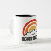 Uncompahgre Peak Zweifarbige Tasse (Vorderseite Links)