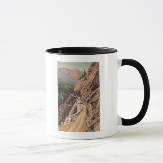 Uncompahgre Schlucht und Million Dollar Autobahn Tasse (Rechts)