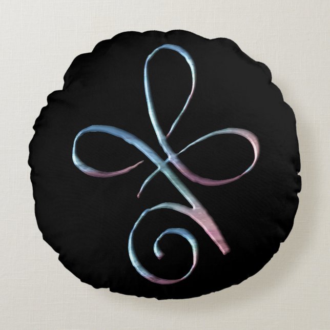 Unconditional Love 1  Rundes Kissen (Vorderseite)