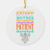 Unconditional love keramik ornament (Vorne)