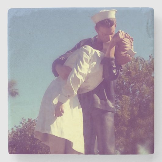 Unconditional Surrender Marble Coaster Steinuntersetzer (Vorderseite)