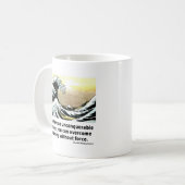 Unconquerable Stille Kaffeetasse (Vorderseite Links)