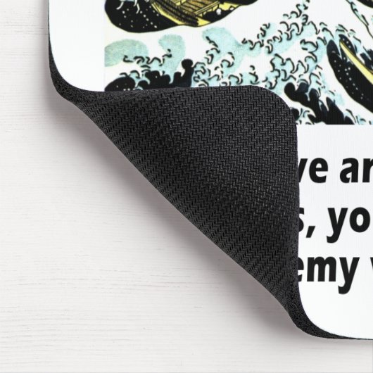 Unconquerable Stille Mousepad (Ecke)