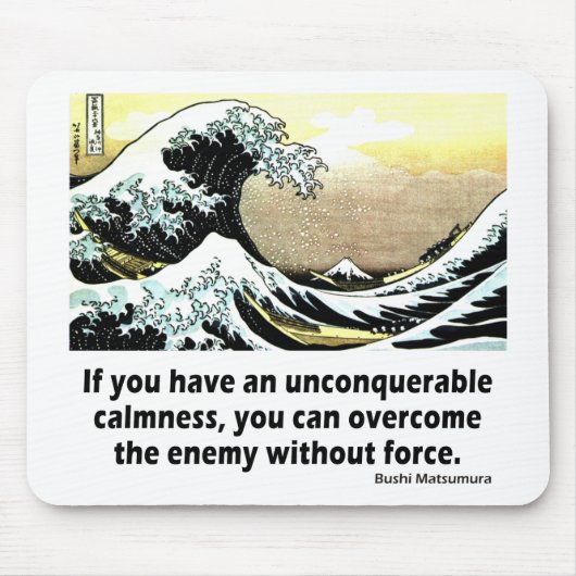 Unconquerable Stille Mousepad (Vorne)