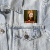 Uncrowned heiliger römischer Kaiser Rudolf I Button (Beispiel)