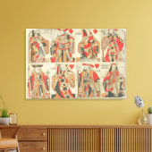 Uncut Playing Cards, Ende des 18. Jahrhunderts Leinwanddruck (Insitu (Wohnzimmer))