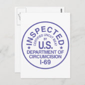 UNCUT POSTKARTE (Vorne/Hinten)