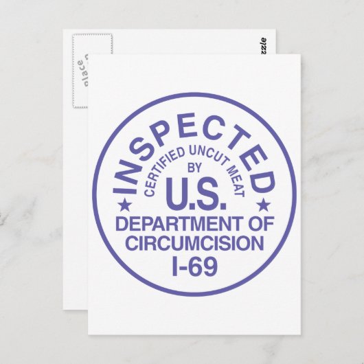 UNCUT POSTKARTE (Vorne/Hinten)