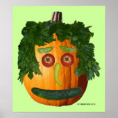 Uncut Pumpkin Face Poster (Vorne)