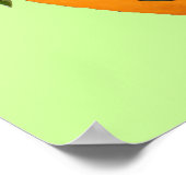 Uncut Pumpkin Face Poster (Ecke)