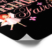 Uncy Of The Birthday Fairy Little Girl Magical Fam Poster (Ecke)