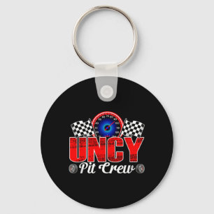 Uncy-Pit-Crew-Rennfamilien-Rennwagen-Geburtstagsju Schlüsselanhänger