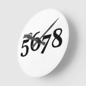 und 5678 runde wanduhr (Winkel)