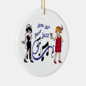 Und all das Jazz Keramik Ornament (Rechts)