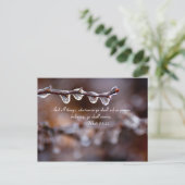 Und alles, was auch immer ihr im Gebet frage, Postkarte (Stehend Vorderseite)