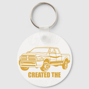 und am 8. Tag erschuf Gott den quadratischen Körpe Schlüsselanhänger