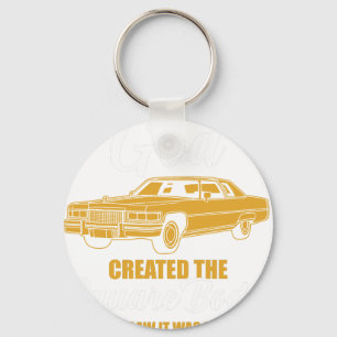 und am 8. Tag erschuf Gott den quadratischen Körpe Schlüsselanhänger