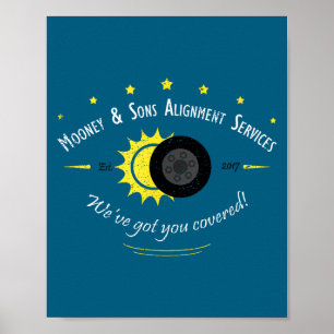 Und Astronomie-Wissenschaft Fans Sonnenfinsternis Poster