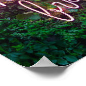 Und atmen Blätter Leben entspannen Poster (Ecke)