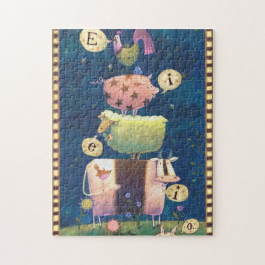 Und auf diesem Bauernhof Puzzle (Vertikal)