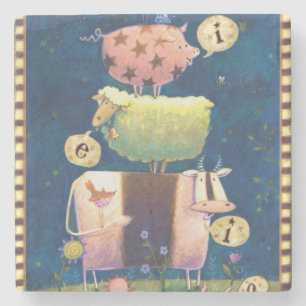 Und auf diesem Bauernhof Steinuntersetzer