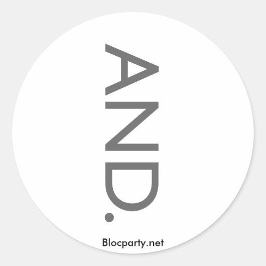 UND Aufkleber (Vorderseite)