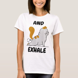 Und Ausatmender Yoga-Katze Comfort Colors Erwachse T-Shirt