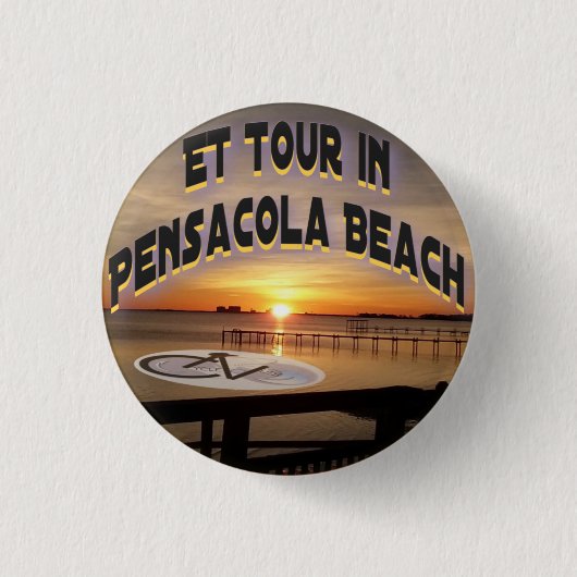 UND Ausflug in Pensacola-Strand Buttonj Button (Vorderseite)