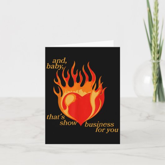 Und Baby, das für Sie Geschäfte zeigt Karte (Vorderseite)