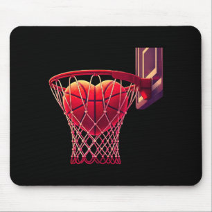 Und Basketball Herz Sportfans Spieler Mousepad