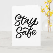 Und Bleibe sicher Karte (Gelbe Blume)