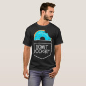 Und Cute Lime Bitten Donut Pocket Doughnut T-Shirt (Vorne ganz)