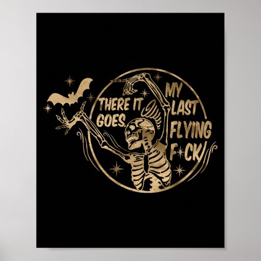 Und da geht mein letzter Flug für Poster (Vorne)