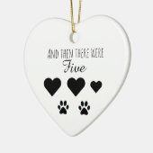 Und dann gab es fünf keramik ornament (Links)