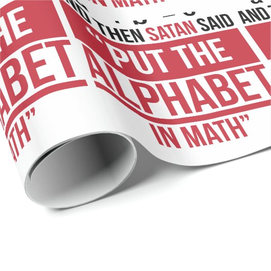 Und dann sagte Satan, dass "einsetzen Sie das Geschenkpapier (Rolleneckpunkt)