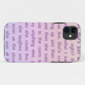 Und dann sagte sie Case-Mate iPhone hülle (Rückseite (Horizontal))