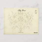 Und dann sah er den Mond Postkarte (Rückseite)