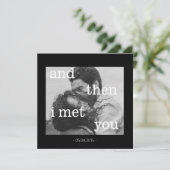 Und dann traf ich dich! Foto Schwarzweiß-Filter (Stehend Vorderseite)