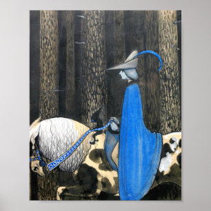 Und dann und wann Santa John Bauer Poster